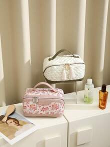 1pc Children's Fashion Toiletry Cosmetic Bag, Minimalist & Practical, Convenient To Carry - Multicolor - View 1
