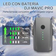 Artman Mavic Pro Batería 11.4V 3830mAh Intelligent Flight Batería de repuesto 2 Pack para  Mavic Pro MavicPro Platinum MavicPro Alpine White No sirve para Mavic 2 - blanco - Ver 1