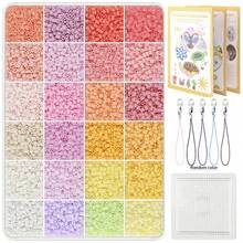9000pcs/Box 2.6mm Fuse Beads Puzzle Bead Set - Includes Instructions, Pegboard, Chain Accessories, Handmade Creative DIY Puzzle Beads Fusion - Fuse Bead - View 2