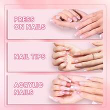 Beetles 10ML Super Strong Nail Glue For Press Ons, Nail Tips, Acrylic Nails No Uv Light Needed Nail Bond Brush In Nail Glue For Press On Nails Fake Nails Long Lasting For Beginners DIY Home - ColorA - 查看 6