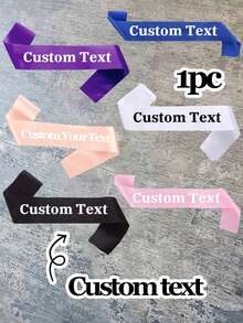 1 panglică de satin cu text personalizat, eșarfă personalizată cu citat, eșarfă personalizată pentru ziua de naștere, eșarfă personalizată cu text, eșarfă pentru viitoarea mireasă, eșarfă personalizată, creează-ți propria eșarfă, eșarfă de mireasă personalizată, eșarfă pentru viitoarea mireasă, eșarfă personalizată, eșarfă personalizabilă pentru petrecerea burlacilor, petrecere de nuntă, cadouri ideale pentru el, cadouri ideale pentru absolvirea ei - Multicolor - Vizualizare 6