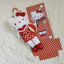 1个三丽鸥Hello Kitty可爱长腿小猫毛绒挂件，毛绒娃娃装饰品，节日礼物 - 彩色 - 查看 11