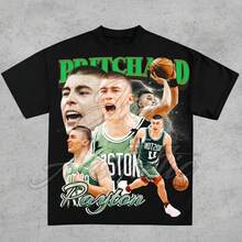 Payton Pritchard T-Shirt Limited College Days Basketball Tee - Black - View 1