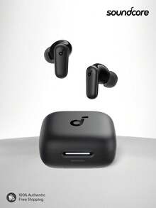 Anker R50i NC 降噪入耳式耳机，42dB 强效自适应降噪，强劲低音，45 小时续航，二合一充电盒兼手机支架，IP54 防水防尘，快充 10 分钟 = 120 分钟，蓝牙 5.4（Soundcore P30i） - 黑色 - 查看 2