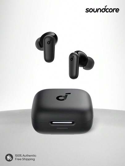  Anker R50i NC 降噪入耳式耳机，42dB 强效自适应降噪，强劲低音，45 小时续航，二合一充电盒兼手机支架，IP54 防水防尘，快充 10 分钟 = 120 分钟，蓝牙 5.4（Soundcore P30i）