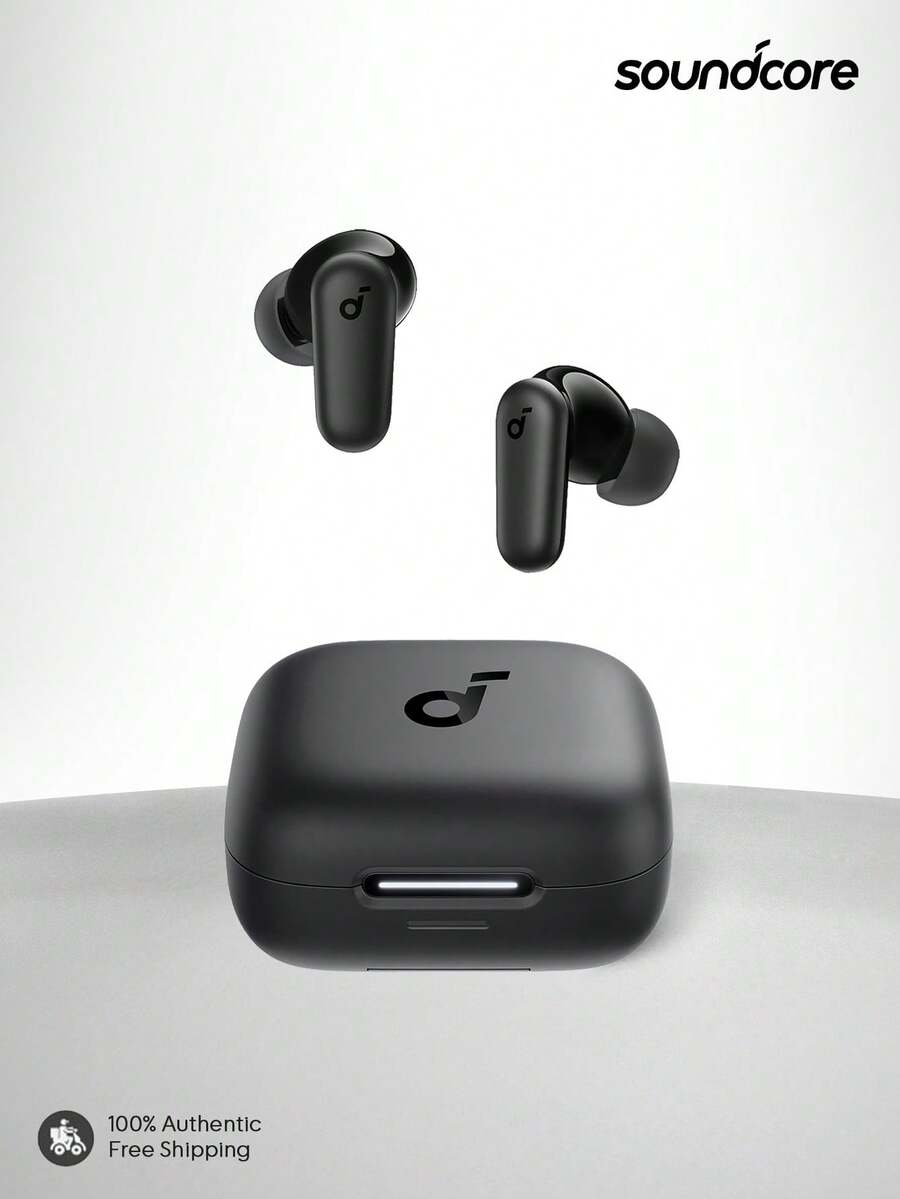Anker R50i NC 降噪入耳式耳机，42dB 强效自适应降噪，强劲低音，45 小时续航，二合一充电盒兼手机支架，IP54 防水防尘，快充 10 分钟 = 120 分钟，蓝牙 5.4（Soundcore P30i）