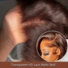 NARNI 30 Inch Chocolate Brown Lace Front Wigs Human Hair 250 Density Glueless Body Wave Human Hair Wig 13x6 Hd Lace Front Wigs Human Hair Pre Plucked 4# Brown Colored Human Hair Wigs For Women - S4 - 查看 4