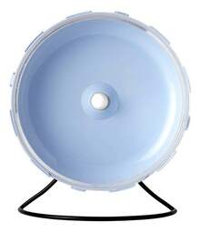 TendenciaRueda Silenciosa Para Hamster Con Soporte Extra Grande 21cmCalidad premium - Azul pastel - Ver 5