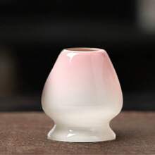 1pc/5pcs Matcha Tea Set, Ceramic Matcha Bowl, Matcha Whisk, Tea Ceremony Accessories, Flower Shaped Salad Bowl - Multicolor - View 7