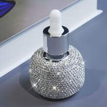 30ml Thickened Shiny Essential Oil Glass Bottle, Crystal Diamond Decorated Refillable Dispenser Bottle, Leak-Proof Portable Aromatherapy Container, Suitable For Travel, Daily And Home Use - Multicolor - View 15