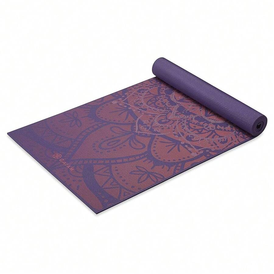 Yoga Mat - Premium 6mm Print Extra Thick Non Slip Exercise & Fitness Mat For All Types Of Yoga, Pilates & Floor Workouts (68\L X 24\W X 6mm Thick) - 雅典玫瑰 - 查看 1
