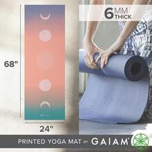 Yoga Mat - Premium 6mm Print Extra Thick Non Slip Exercise & Fitness Mat For All Types Of Yoga, Pilates & Floor Workouts (68\L X 24\W X 6mm Thick) - 粉彩月相 - 查看 5