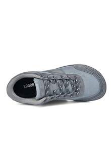 ERGOBIO 1 Pair Wide Width 4E Round Toe Minimalist Casual Barefoot Sneakers For Men - Grey - View 8