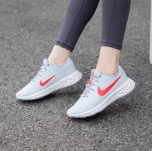 Nike Revolution 6 Women's Casual Breathable Running Shoes - Grey - View 1