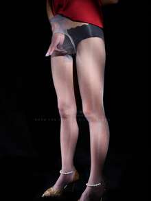 Men's Ultra-Thin Invisible Flesh-Colored Pantyhose - Multicolor - View 7