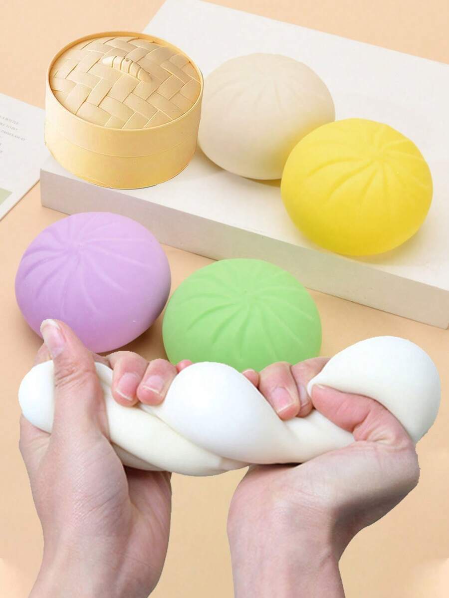 叉烧包造型派对小礼物 | 创意趣味成人桌面玩具，适合恶作剧、办公室装饰和节日礼物。独特有趣的成人礼物，适用于办公室、家庭和特殊场合，兼具装饰性和娱乐性。