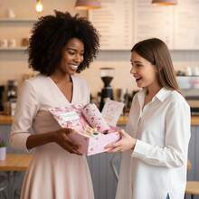 BENNY 2026女士礼品套装 - 600毫升车载杯、香水、化妆包、真丝眼罩 | 放松身心旅行套装，适合情人节、母亲节、生日、婚礼等场合 - 彩色 - 查看 5