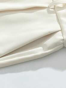 男士休闲商务正装裤，时尚简约百搭西装裤 - 卡其色 - 查看 8