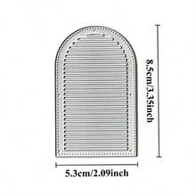 1pc Creative Arch Striped Metal Cutting Mold, DIY Embossing Cutting Die Mold, Suitable For Cards, Envelopes, Photo Albums, Embossed Paper Crafts, Album Stamps, Cards - A - View 7