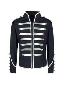 Men Cosplay Clothing - Black and White - View 4