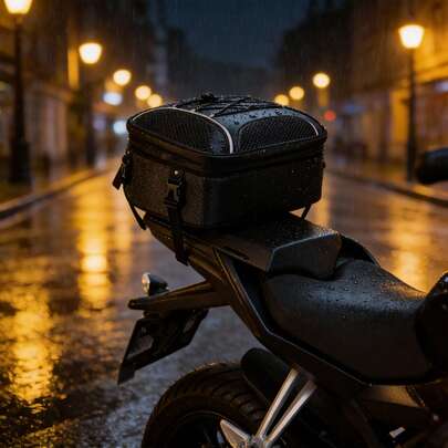 2-In-1 Motorcycle Tail Bag & Handbag – Waterproof, Expandable Storage For Touring, Off-Road & Daily Use