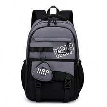 New Casual Utility Backpack, College Student Laptop Bag, Korean Style Middle School Backpack - A - View 14