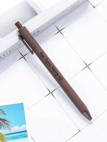 Customized Text/Logo Retractable Metal Pen, Creative Stationery Electroplated Ballpoint Pen, Promotional Gift Pen - Multicolor - View 13