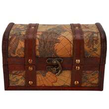 Decorative Jewelry Chests & Boxes - Vintage Wood Box - 查看 8