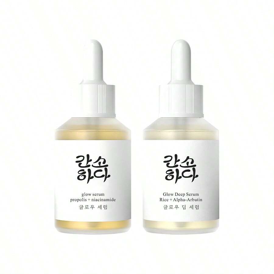 2支装亮肤精华，蕴含米糠和蜂胶，针对肤色不均、暗沉、敏感肌肤，改善肤质，韩国护肤品 - Rice+Propolis - 查看 1