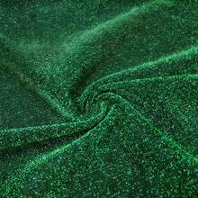 1pc Metallic Thread Fabric, Knitted Elastic Glitter Tulle, Suitable For Wedding, Party Dress, Stage Design, DIY - Multicolor - View 54