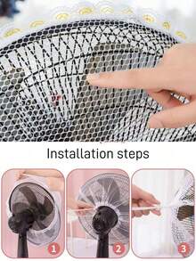 1PC/2PCS/5PCS Fan Nets With Adjustable Design - For Home Or Office Fans, Washable, Breathable, Easy To Clean, Practical Home Accessories,Mother's Day Gift,Bedroom Decor,Garden,Kitchen Decor,Summer,Beach,Travel Essentials,Room Decor,Squishy,Graduation,Outdoor,Garden,Travel Essentials,Portable Essentials,Beach Essentials,Graduation Season,Commencement,Graduation Ceremony,Graduation Gift,Graduation Present,Graduation Gift,Graduation Present,Congrats Grad,Congratulations Graduate,Valedictorian,Finish School,Graduation Party,Outdoor Essentials,Travel Portable,Hiking Essentials,Camping Essentials,Portable Tools,Summer Essentails,Summer Portable - Hollow Out - View 6
