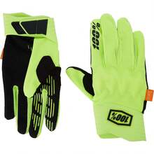 100% Cognito Men's Off-Road Motorcycle Gloves - Amarillo fluorescente/negro. - Ver 2