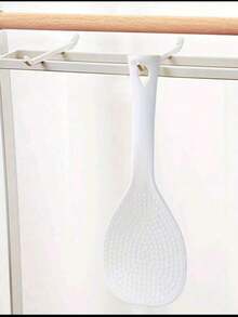 1pc Non-Stick Long Grain Rice Spoon, Washable Cooking Tool, Kitchen & School Supplies - Multicolor - View 4