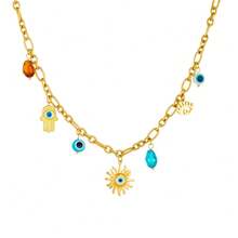 1 pieza Collar con colgante del ojo del diablo del amor para hombres - Aojo - Ver 4