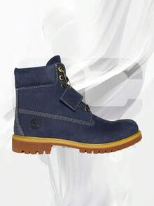 Timberland 6" Premium Waterproof Boot Peacoat– Men's Lifestyle Sneakers – Shoes For Man -Vintage-Spring & Summer-Inspired Running Shoes, Shock-Absorbing Comfort, Gym To Streetwear Casual Wear-Easter Gift–TB0A2P6WA6P - 呢子大衣 - 查看 2