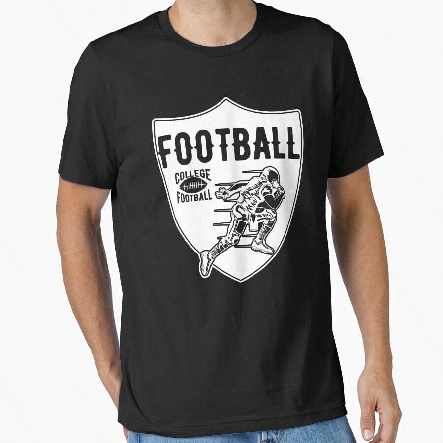 football Essential T-Shirt - Negro - Ver 1