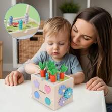 juego de clasificación de formas juguete educativo motricidad fina preescolar regalo para niños niñas - 10 en 1 - Ver 3