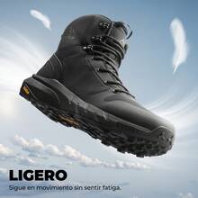 Botas Tácticas Militares para Hombre Botas de Senderismo Ligeras y Cómodas - Negro - Ver 5