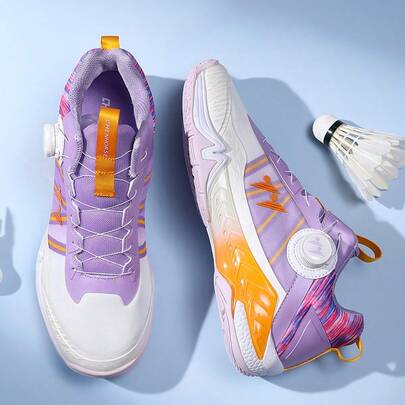 Unisex Badminton Shoes, Anti-Slip Shock Absorbing Durable Professional Training Indoor Tennis Table Tennis Competition Sports Sneakers