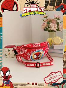 1 Túi đeo hông nam họa tiết Người Nhện được cấp phép chính thức của Marvel, túi đeo chéo đa năng, túi đeo vai thường ngày cho bé trai, túi đeo ngực nhẹ có dây đeo điều chỉnh được, ví đựng tiền xu hoạt hình, túi đeo bụng, lý tưởng cho nam giới, bé trai, thanh thiếu niên, người hâm mộ trẻ tuổi, học sinh, hoàn hảo cho việc đi học hàng ngày, vui chơi ngoài trời, tham quan công viên giải trí, các chuyến đi nghỉ lễ, thể thao. - Nhiều màu - Xem 7