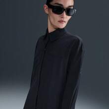 Nike 女士 AS W NK 24.7 DF LS 衬衫 WVN 夹克 梭织连帽外套 HQ0237-010 - 黑色 - 查看 5