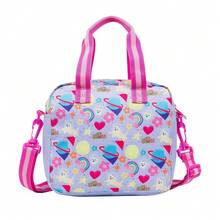 Mochila de Costas + Lancheira Térmica Cosmic Cat - Malva - Visão 6