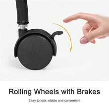 Tall Metal Plant Stand Wrought Iron Circular Planter Shelf Mobile Flower Rk UK - Multicolor - View 5