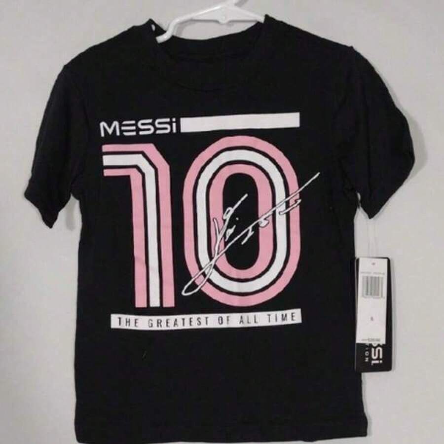 Super Value Hot T-Shirt Full Sizes S-5XL NWT Messis Little Boy Stretch Limo Short Sleeve Tee Size 5 Messis Collection Suitable Gift For Fans HR001 - 黑色 - 查看 1