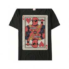 Men's Deadpool King Of Hearts T-Shirt - màu đen - Xem 1