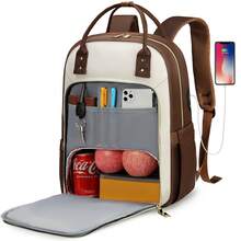 大容量保温午餐背包 - 采用耐用的牛津布材质，轻便时尚，适合海滩、露营、徒步旅行、上学、工作等场合 - 非食品接触，可用作旅行背包、饮料袋，拉链封口安全可靠，野餐必备，宽敞的食物隔层，坚固耐用，便携式保冷包，日常通勤，返校午餐包 - 彩色 - 查看 2