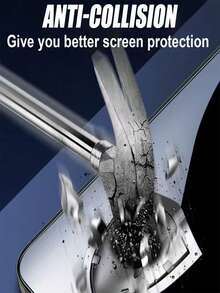 3片装隐私屏幕保护膜，凹槽设计，防刮钢化玻璃，兼容 17 Pro Max/17/16 Pro Max/16/15/14/13/12/11系列，兼容手机壳，易于安装。全屏覆盖，采用9H硬度高品质玻璃制成，兼容手机壳。 - 黑色 - 查看 8