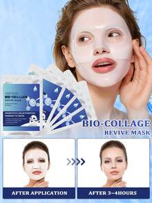 5片装生物胶原蛋白保湿面膜，富含烟酰胺和透明质酸，紧致柔滑肌肤，令肌肤柔软细腻、富有弹性，自然透亮，并具有保湿护理功效，适合所有肤质。 - Collagen - 查看 1
