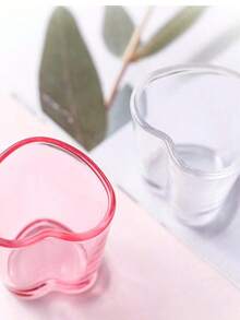 4/8件套心形迷你酒杯套装，透明可爱迷你酒杯，酒吧杯，情侣杯，龙舌兰酒心形杯，适用于伏特加、葡萄酒等，适用于派对、节日、婚礼、聚会、鸡尾酒会、情人节、斋月等场合，优质塑料材质，30毫升容量 - 彩色 - 查看 9