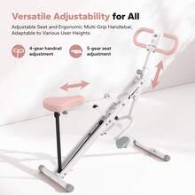 MERACH Squat Machine, Squat Rowing Machine With Adjustable Resistance, 350 LBS Max Weight Capacity, Easy Setup & Foldable, Glutes And Leg Home Workout Machine - 白色 - 查看 7
